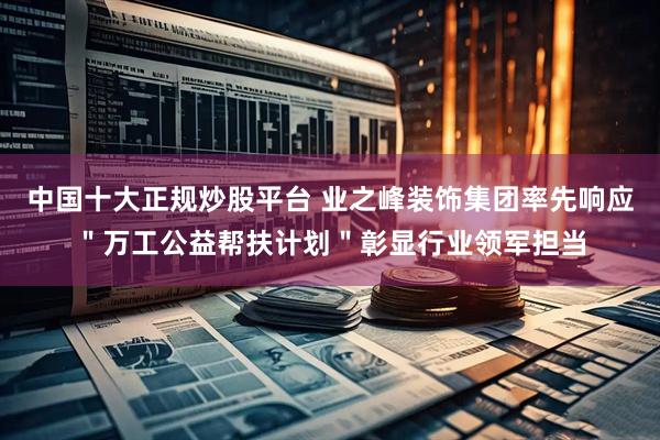 中国十大正规炒股平台 业之峰装饰集团率先响应＂万工公益帮扶计划＂彰显行业领军担当